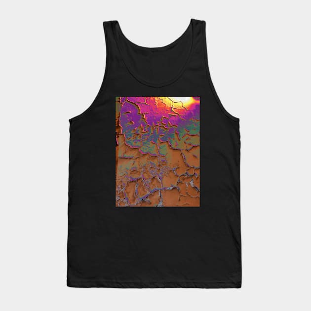 Peeling Away Tank Top by Shanzehdesigns